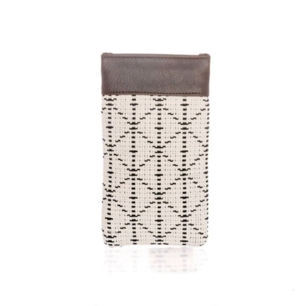 THIRTY-ONE Pinch Top Eyeglass Case Moroccan Tile Weave NEW NWT